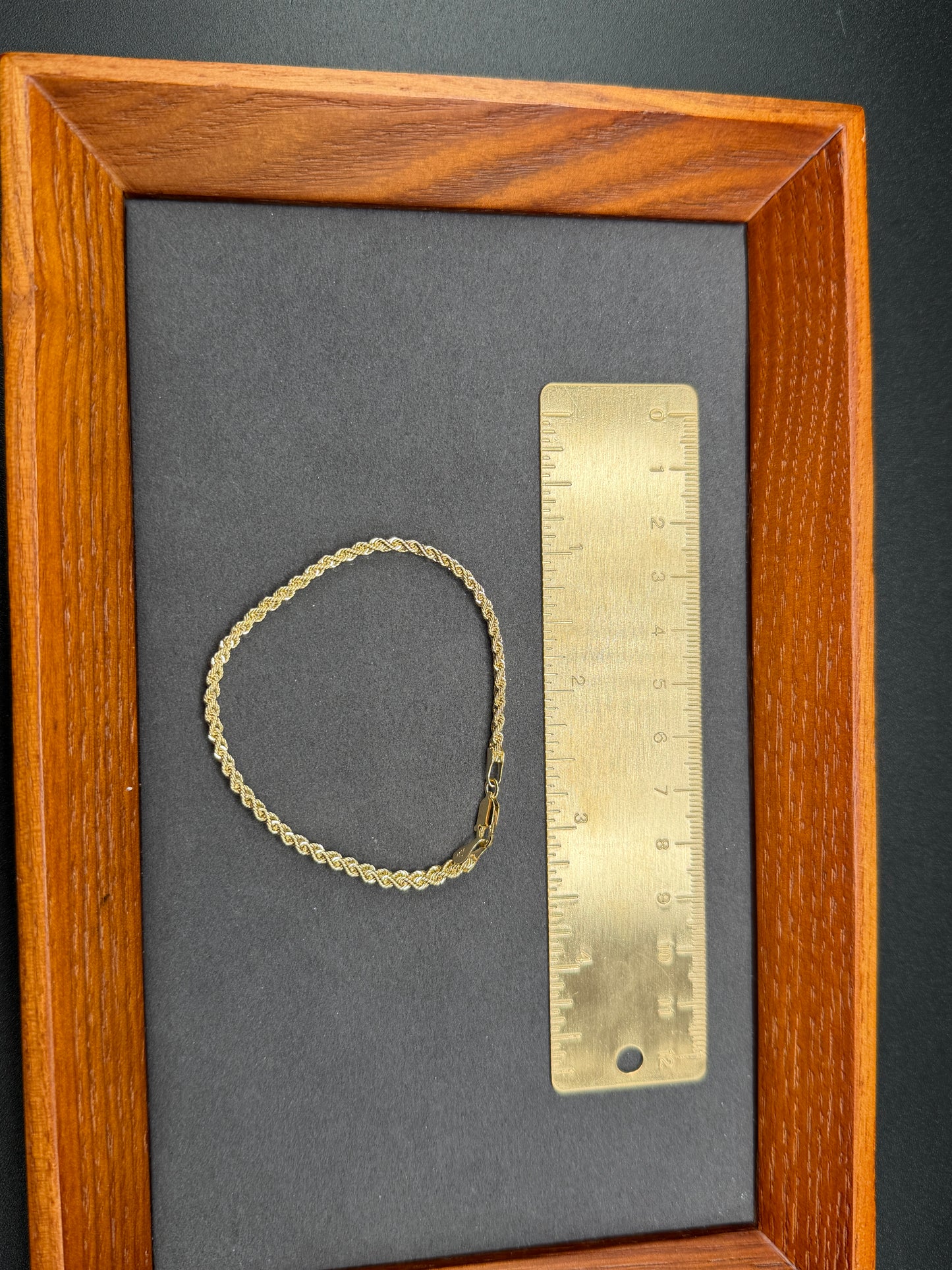 10K Gold Hollow Double Rope Bracelet