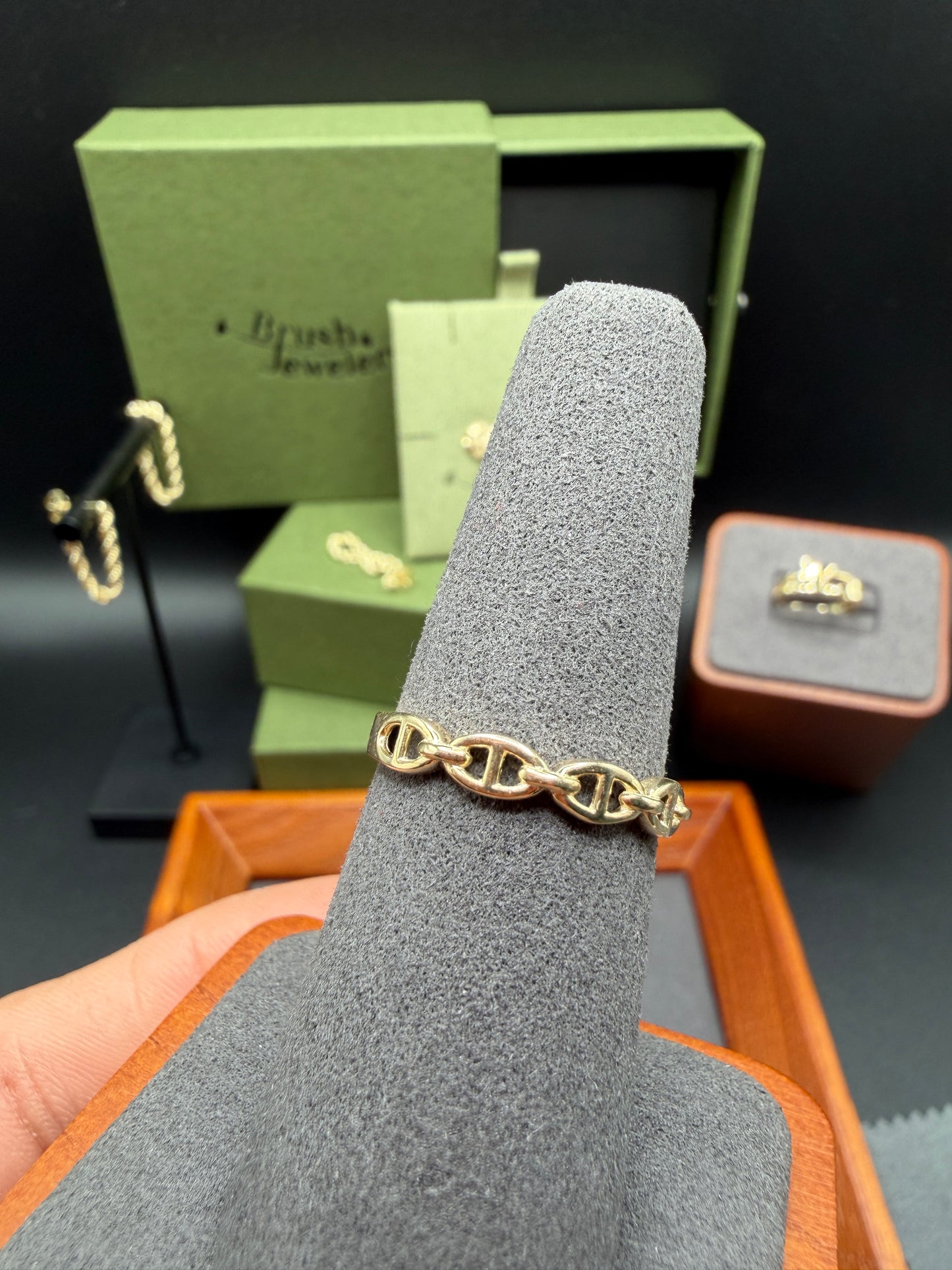10K Gold Mariner Style Ring