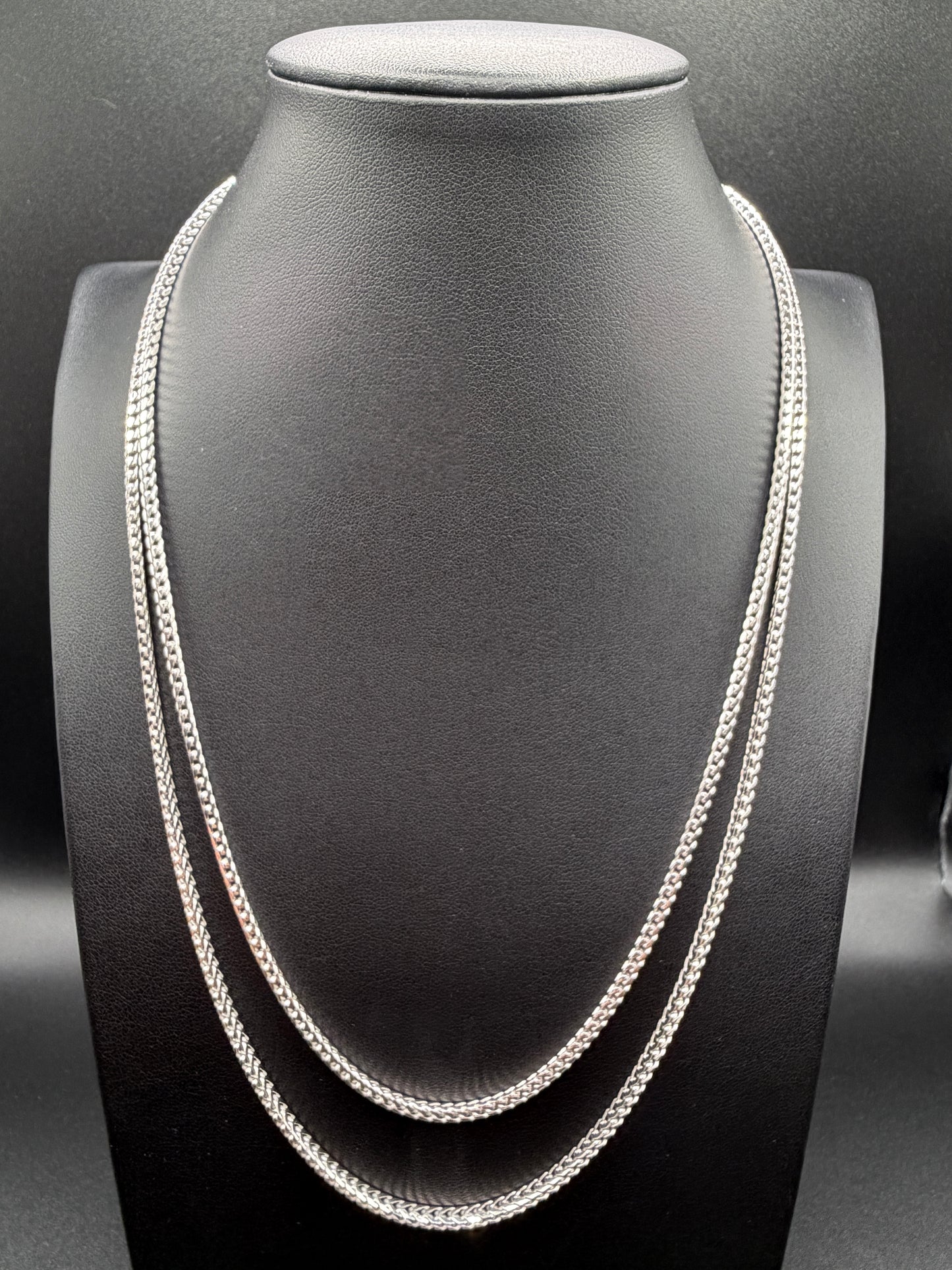 925 Silver 2.3mm Franco 22" Chain