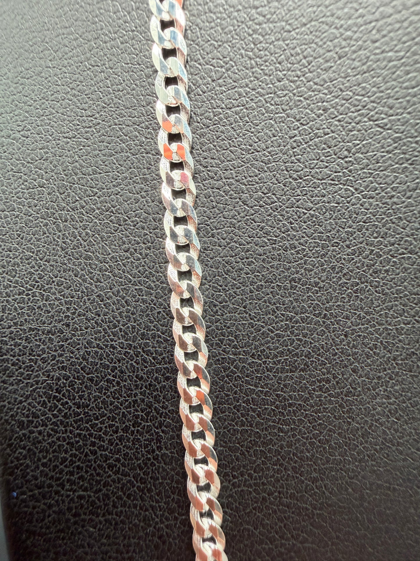925 Silver 2.8mm Curb Link 24" Chain