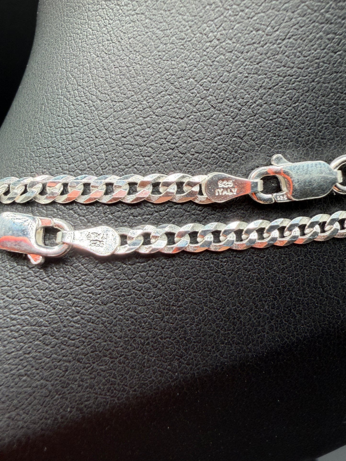 925 Silver 2.8mm Curb Link 24" Chain