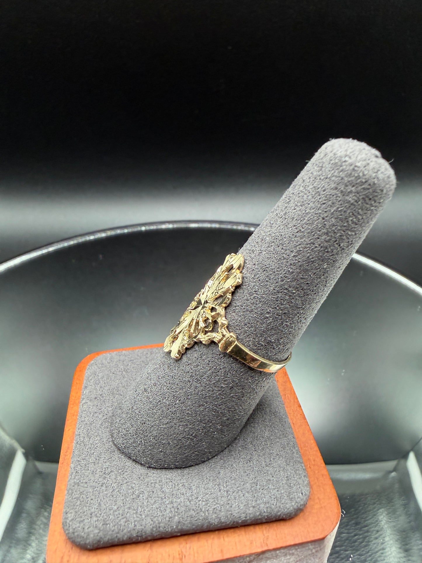 10K Gold Filigree Ring