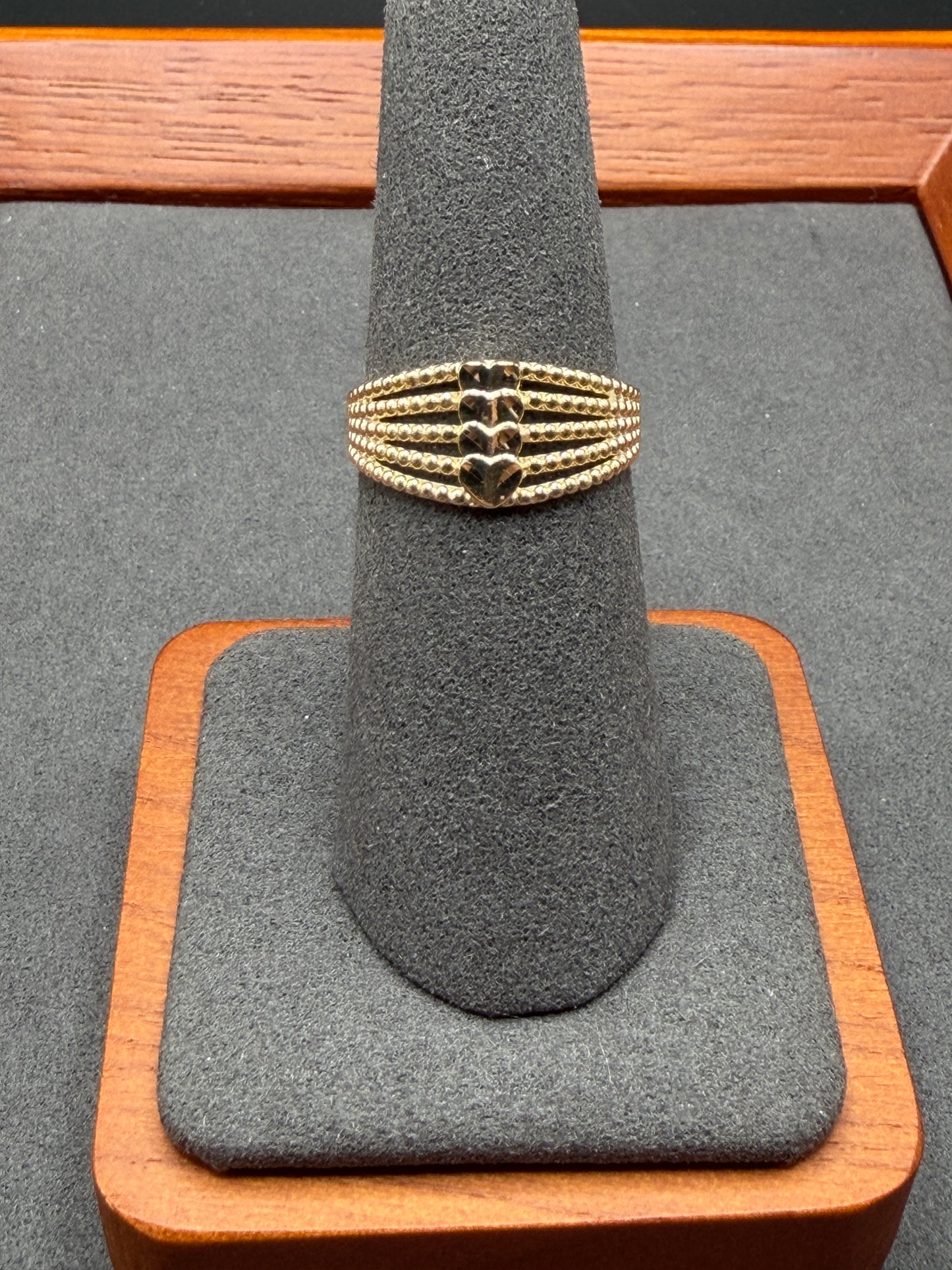 10K Gold Heart Ring