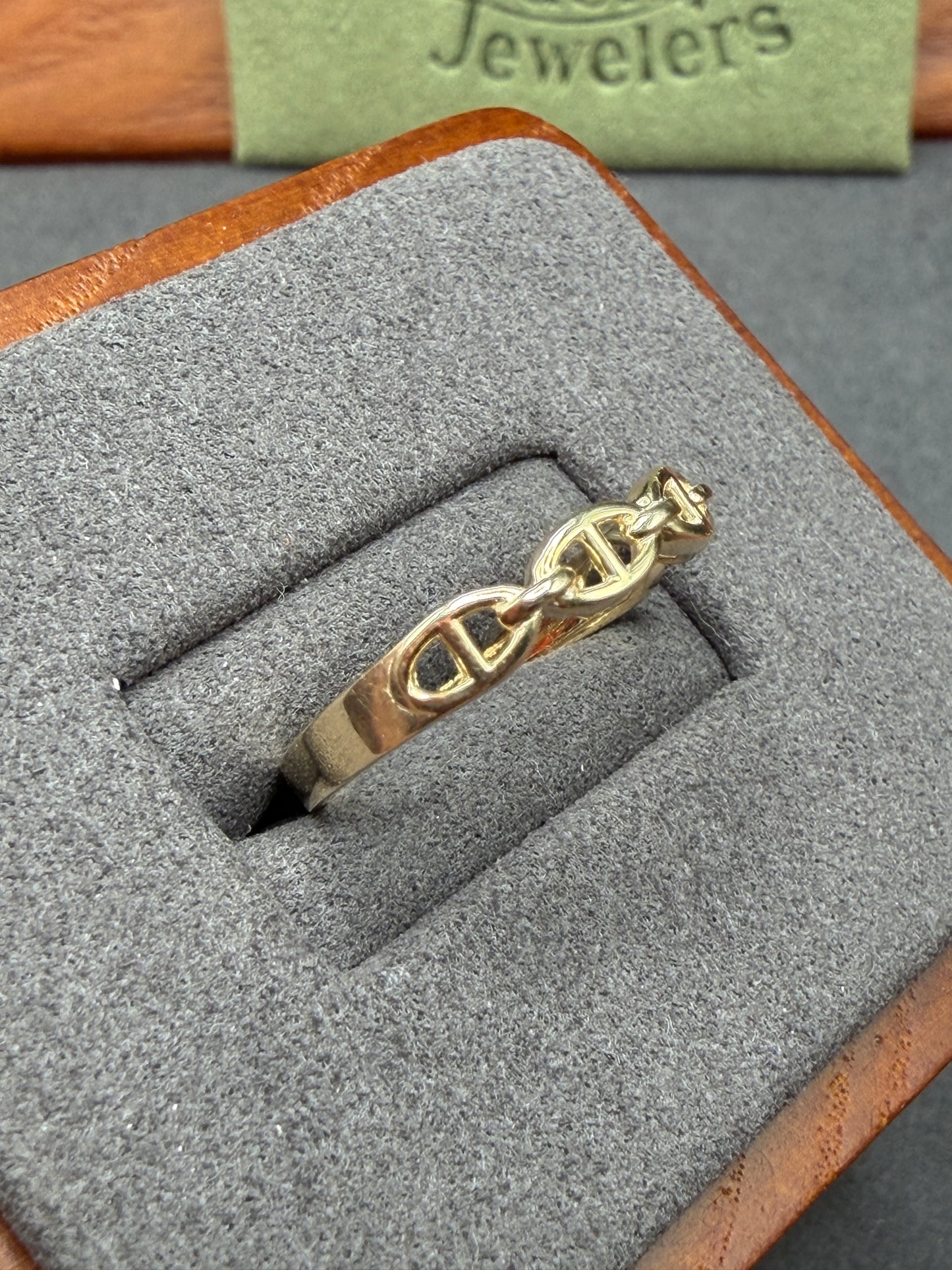 10K Gold Mariner Style Ring