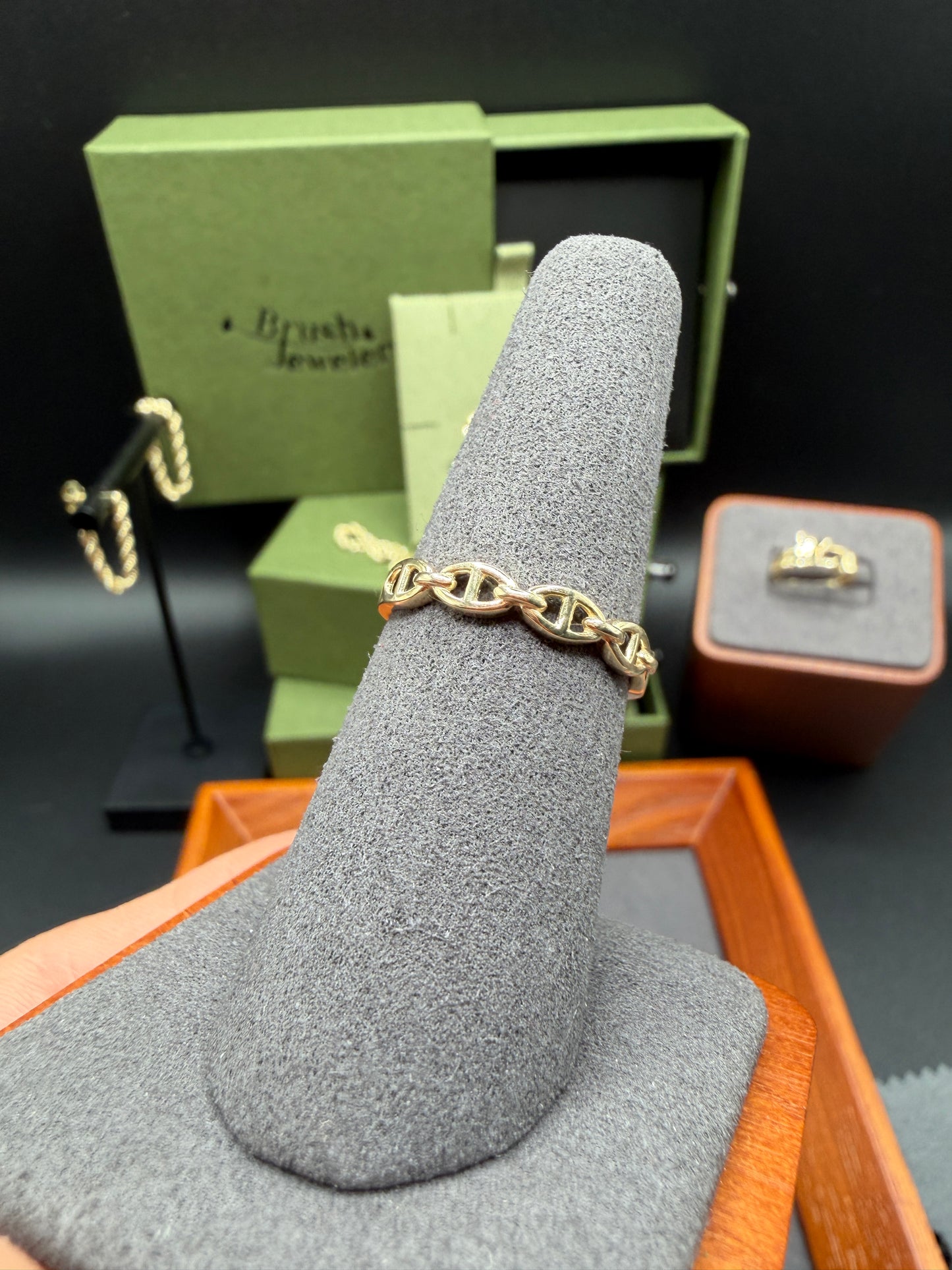 10K Gold Mariner Style Ring