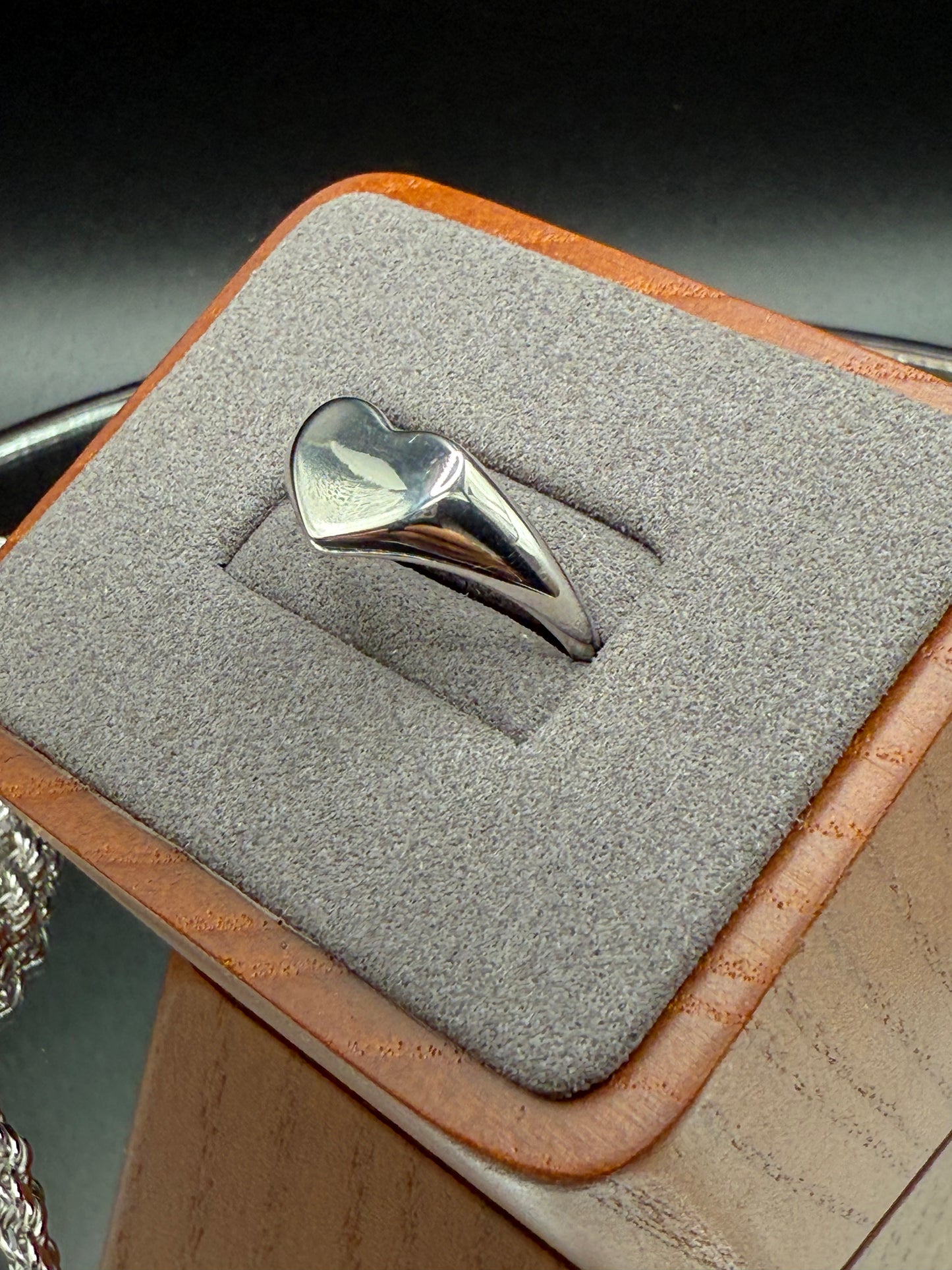 925 Sterling Silver Heart Ring