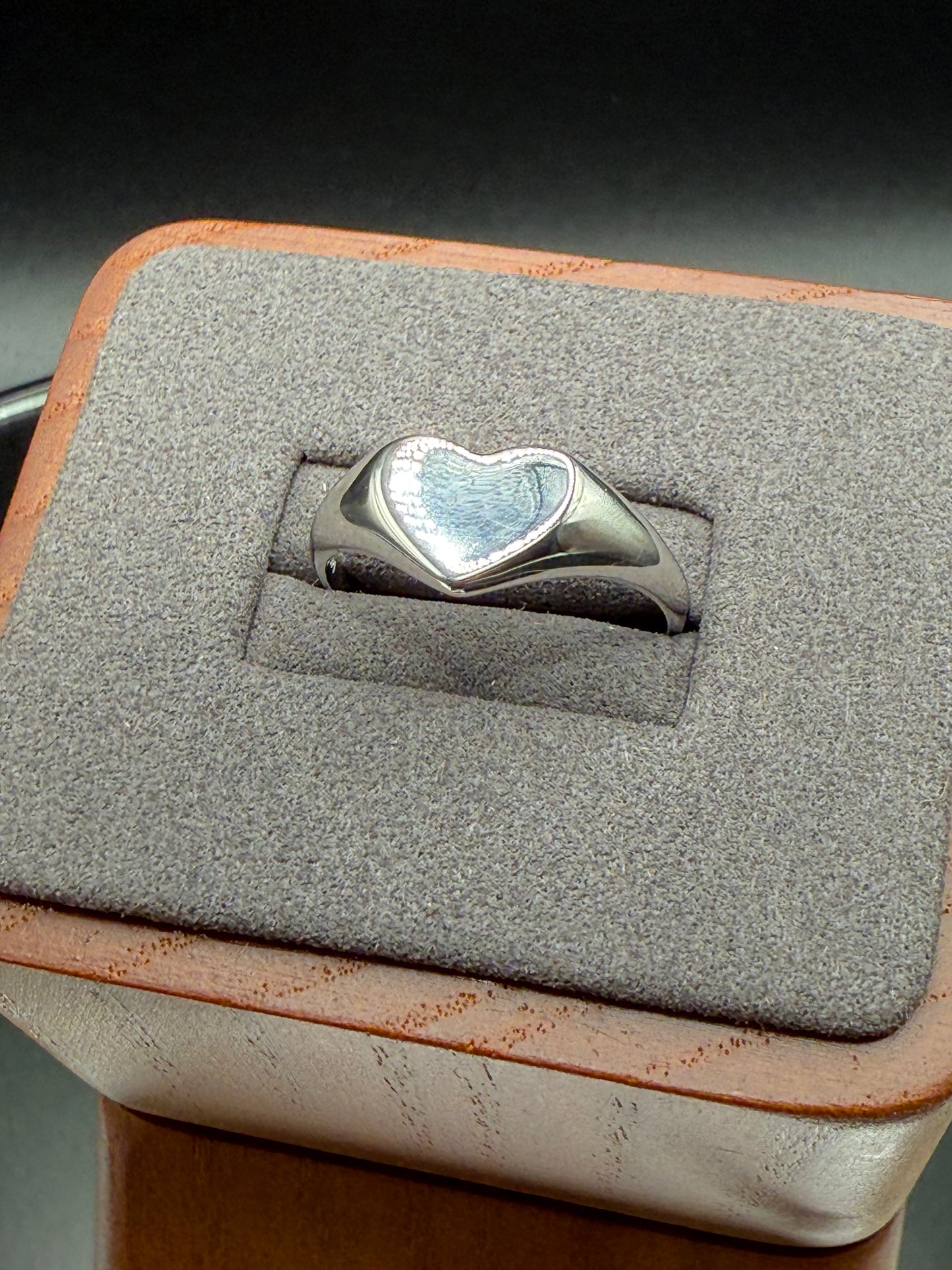 925 Sterling Silver Heart Ring