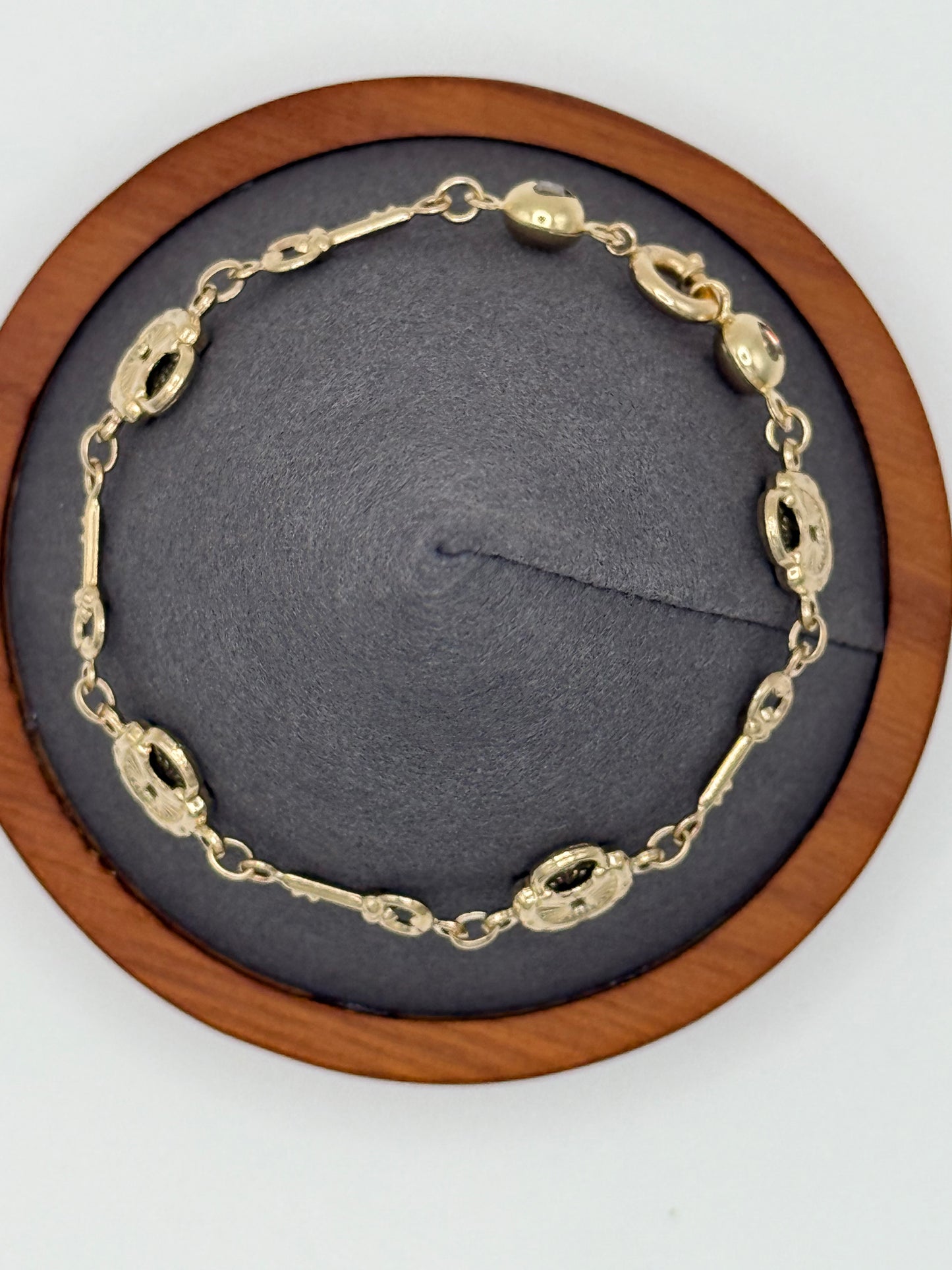10K Gold Lock & Key Bracelet