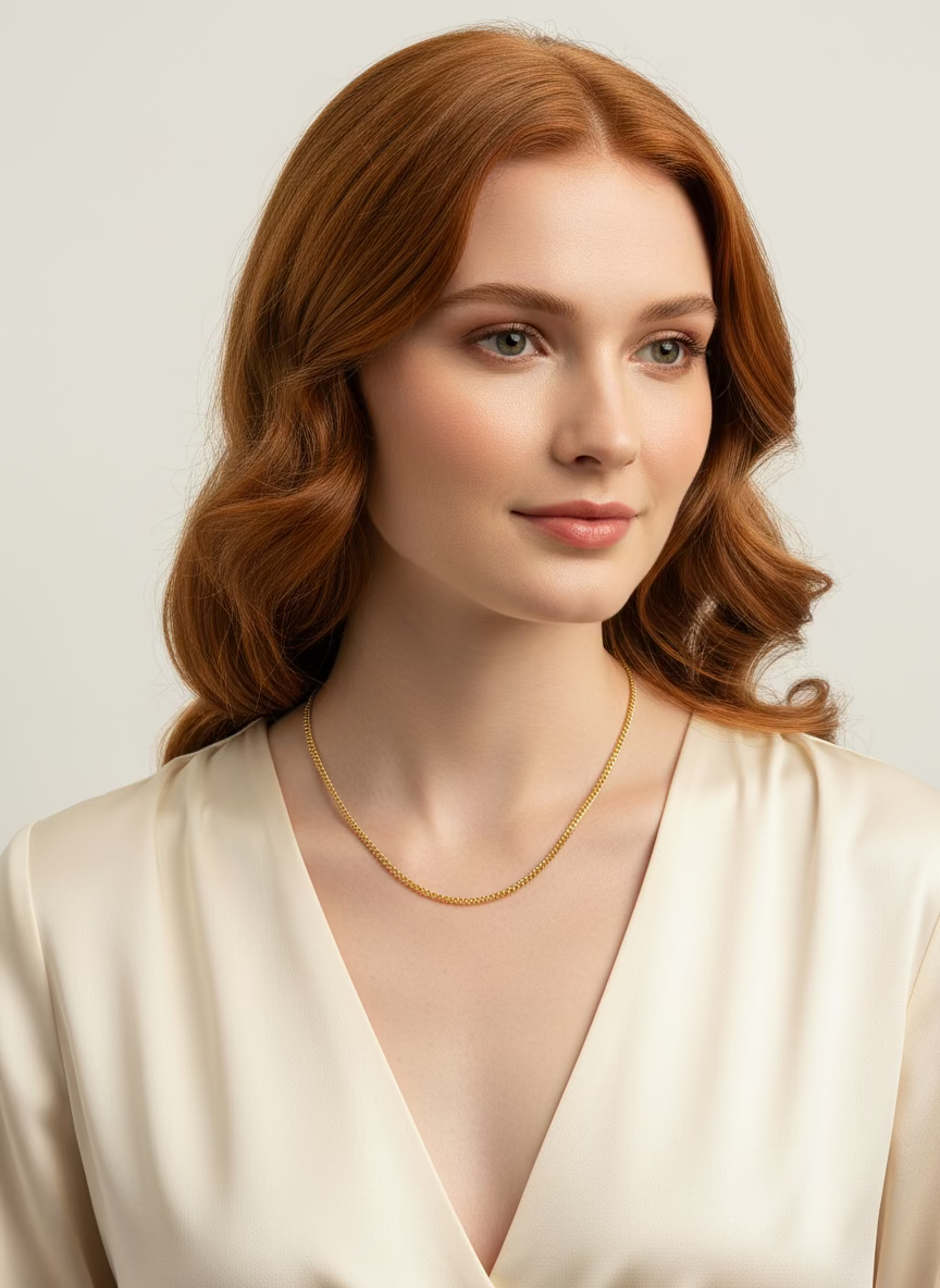 14K Gold 2MM 18" Solid Miami Cuban Chain