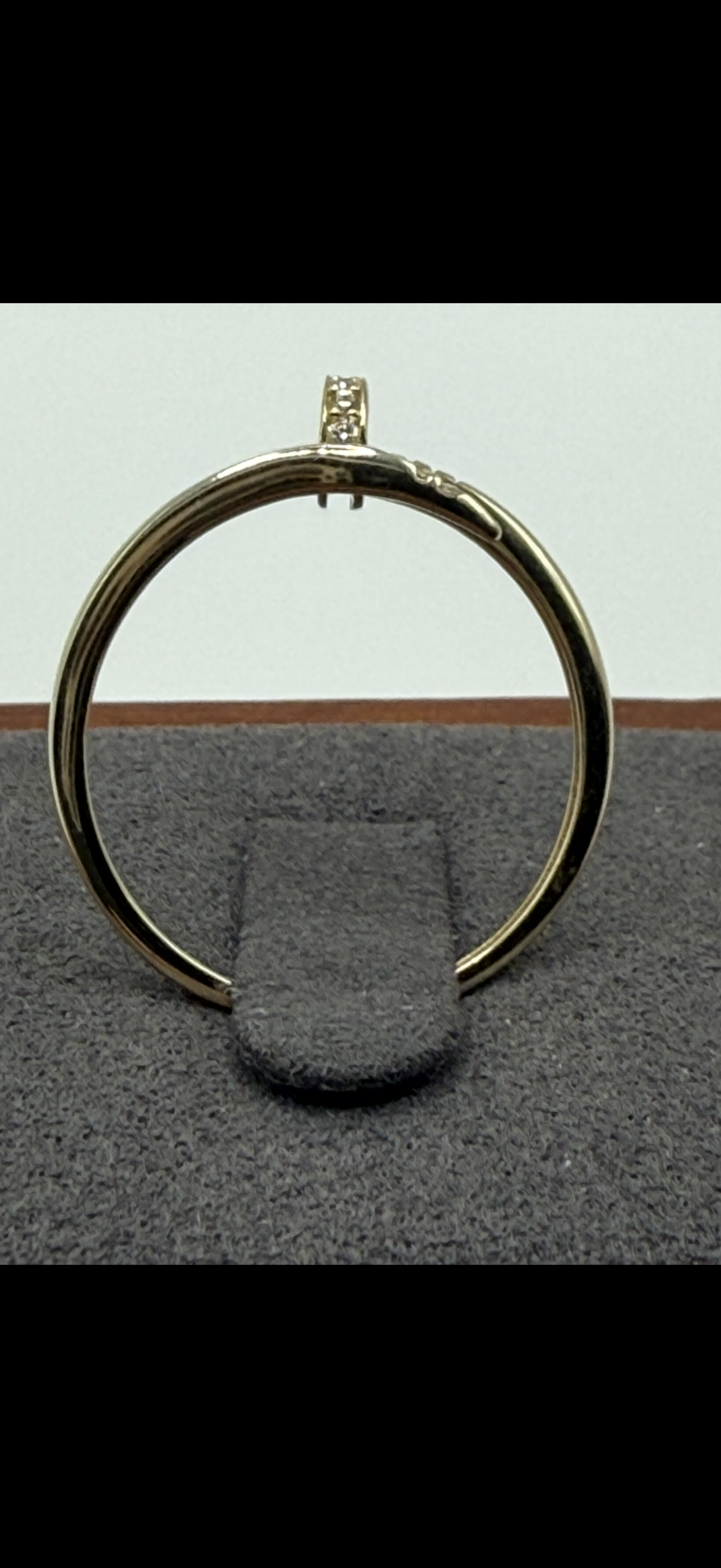 10K Gold Nail Ring