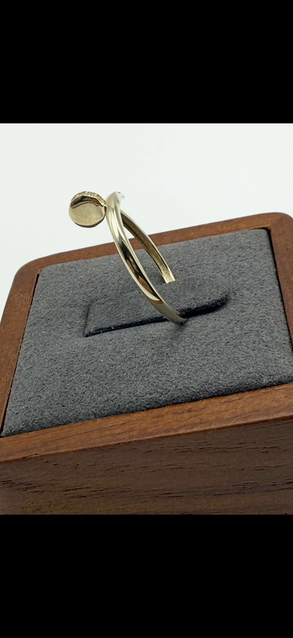 10K Gold Nail Ring