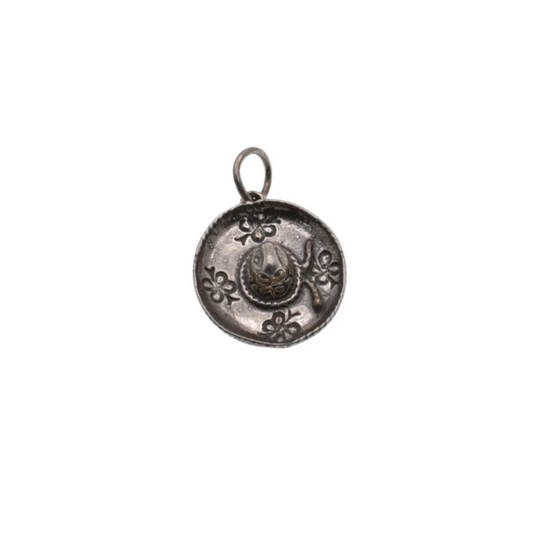 925 Silver Sombrero Charm